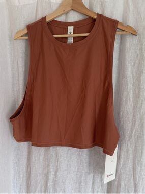 NWT Lululemon Muscle Love Crop Tank Size 12